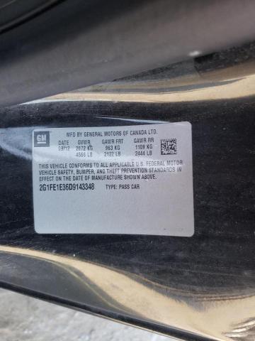 Photo 10 from auction – 2013 CHEVROLET CAMARO LS with VIN 2G1FE1E36D9143348