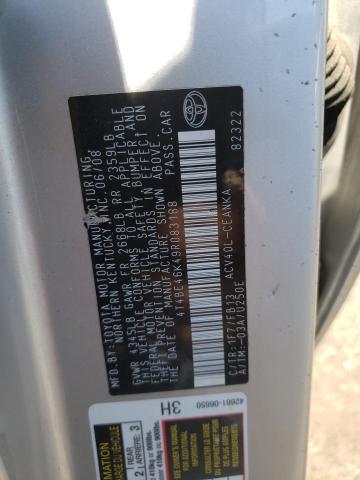 Photo 10 from auction – 2009 TOYOTA CAMRY BASE with VIN 4T4BE46K49R083188