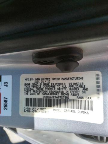 Photo 10 from auction – 2010 TOYOTA COROLLA with VIN 1NXBU4EE9AZ327981