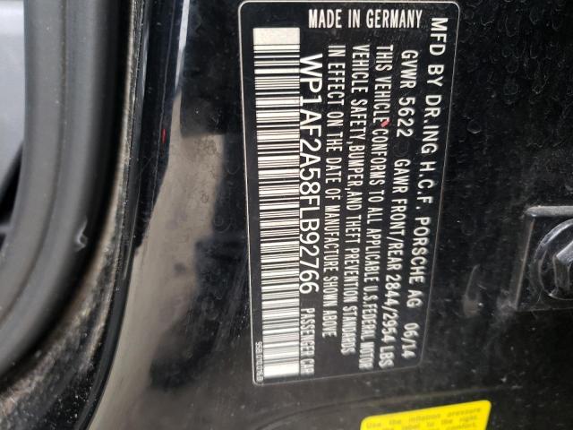 Photo 10 from auction – 2015 PORSCHE MACAN TURB with VIN WP1AF2A58FLB92766