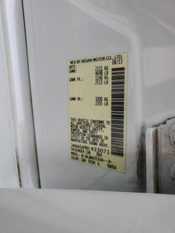 Photo 10 from auction – 2014 NISSAN MAXIMA S with VIN 1N4AA5AP8EC433071