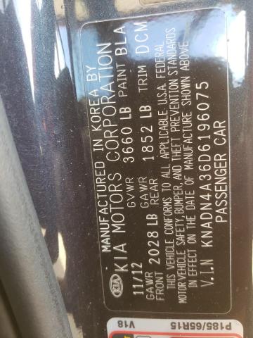 Photo 10 from auction – 2013 KIA RIO EX with VIN KNADN4A36D6196075