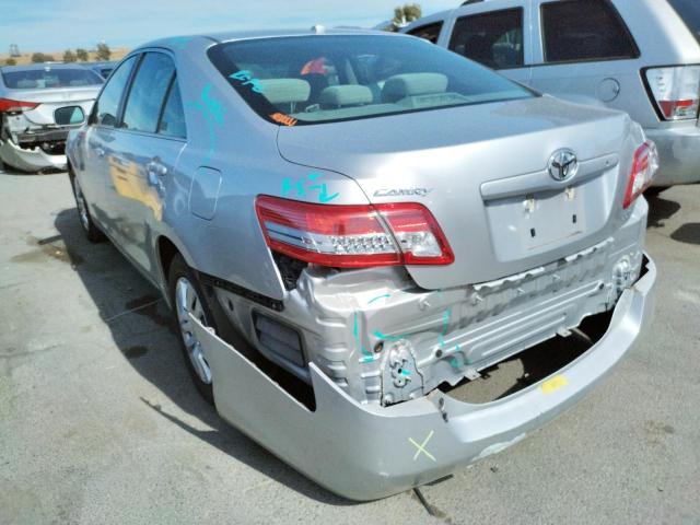 Photo 3 from auction – 2011 TOYOTA CAMRY BASE with VIN 4T1BF3EK8BU600890