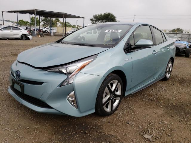 Photo 2 from auction – 2016 TOYOTA PRIUS with VIN JTDKARFUXG3025274