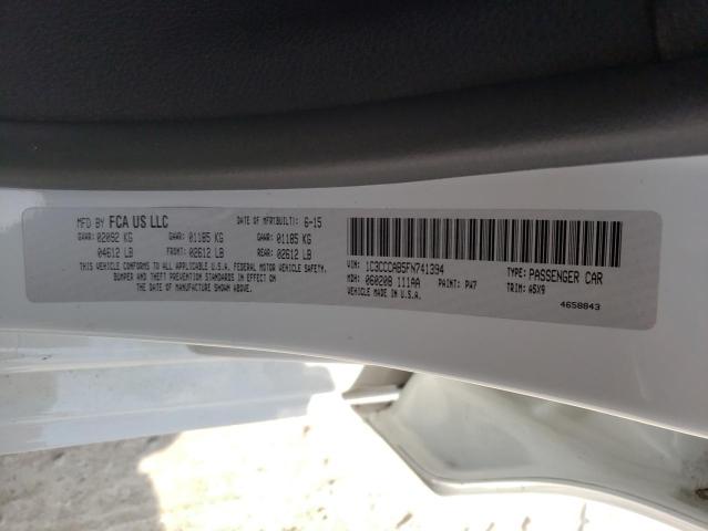Photo 10 from auction – 2015 CHRYSLER 200 LIMITE with VIN 1C3CCCAB5FN741394