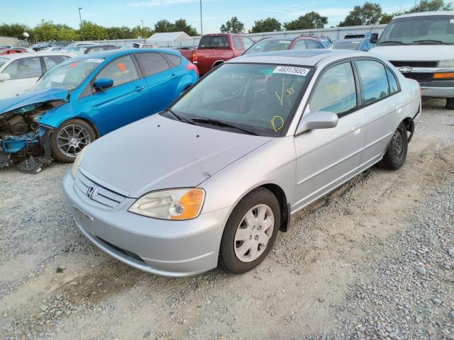 Photo 2 from auction – 2002 HONDA CIVIC EX with VIN JHMES26772S003581