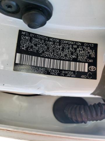 Photo 10 from auction – 2013 TOYOTA PRIUS with VIN JTDKN3DU2D1643412