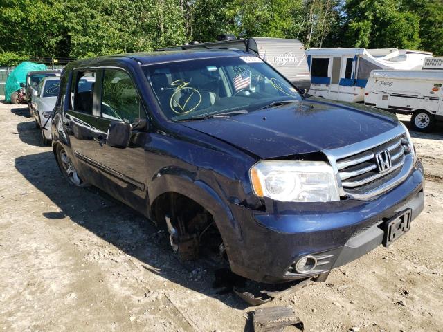 HONDA PILOT EXL 2014 with VIN 5FNYF4H57EB039301 - Photo from auction
