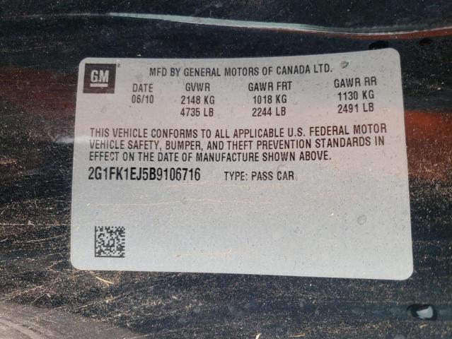 Photo 10 from auction – 2011 CHEVROLET CAMARO 2SS with VIN 2G1FK1EJ5B9106716
