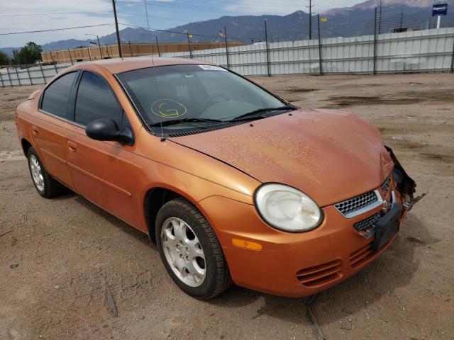 DODGE NEON SXT 2005 with VIN 1B3ES56C25D195583 - Photo from auction