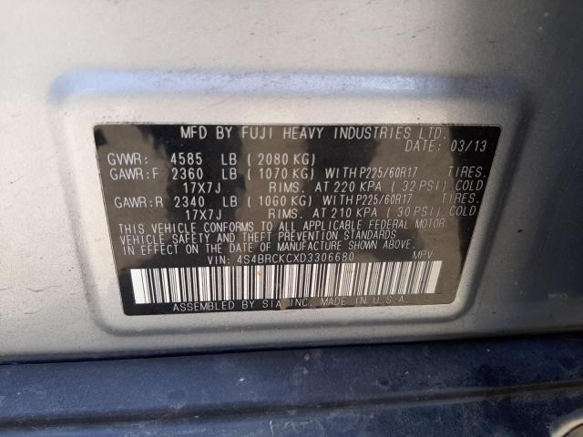 صورة رقم 10 من المزاد - 2013 SUBARU OUTBACK 2. مع VIN 4S4BRCKCXD3306680