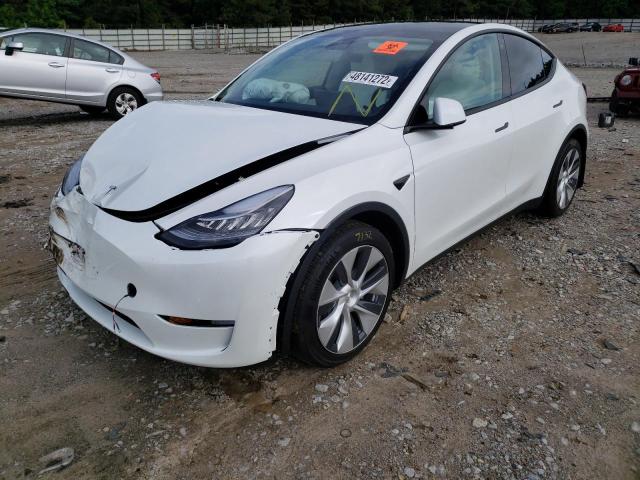 Photo 2 from auction – 2021 TESLA MODEL Y with VIN 5YJYGAEE7MF293220