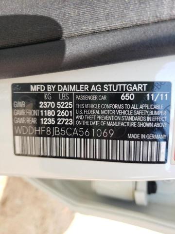 Photo 10 from auction – 2012 MERCEDES-BENZ E 350 4MAT with VIN WDDHF8JB5CA561069