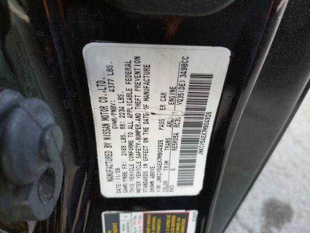 Photo 10 from auction – 2007 INFINITI G35 with VIN JNKCV54EX7M904926
