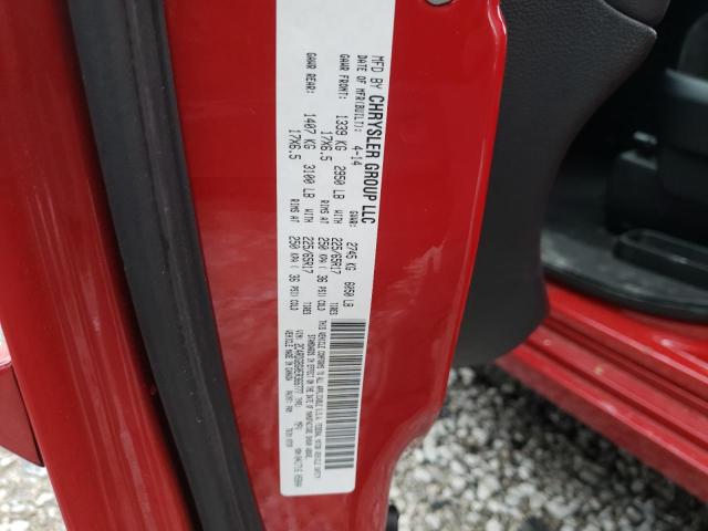 Photo 10 from auction – 2014 DODGE GRAND CARA with VIN 2C4RDGBG0ER366777