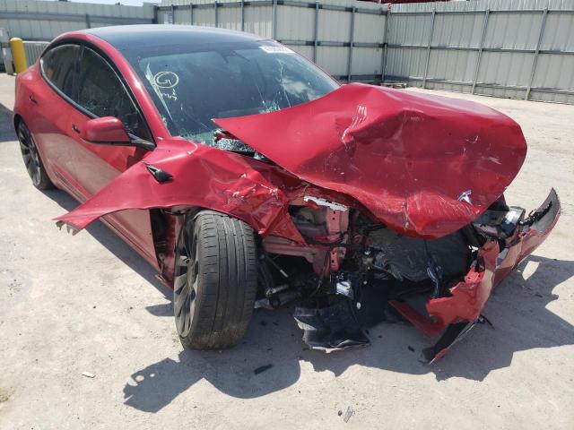 TESLA MODEL 3 2022 with VIN 5YJ3E1EC2NF104778 - Photo from auction
