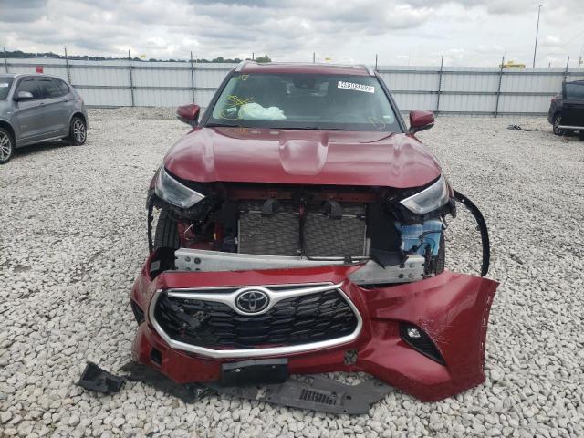 Photo 9 from auction – 2022 TOYOTA HIGHLANDER with VIN 5TDGZRBH8NS564561