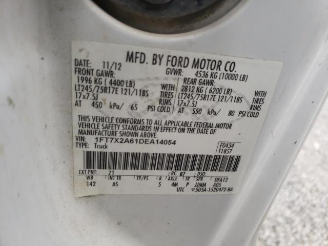 Photo 10 from auction – 2013 FORD F250 SUPER with VIN 1FT7X2A61DEA14054