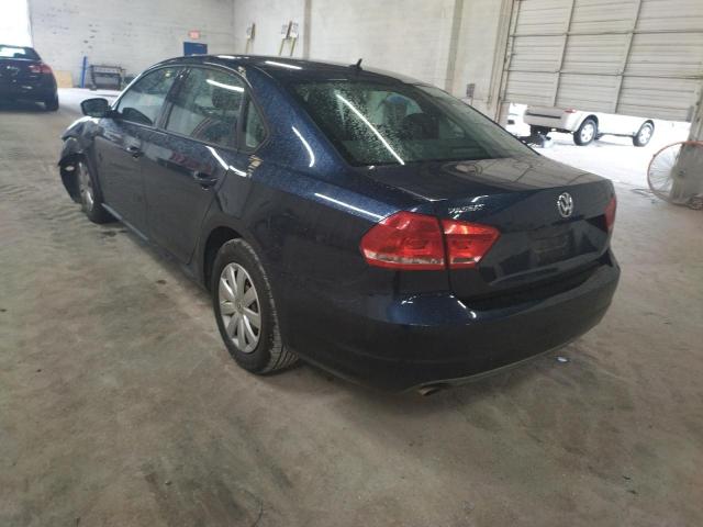 Photo 3 from auction – 2013 VOLKSWAGEN PASSAT S with VIN 1VWAP7A36DC078401