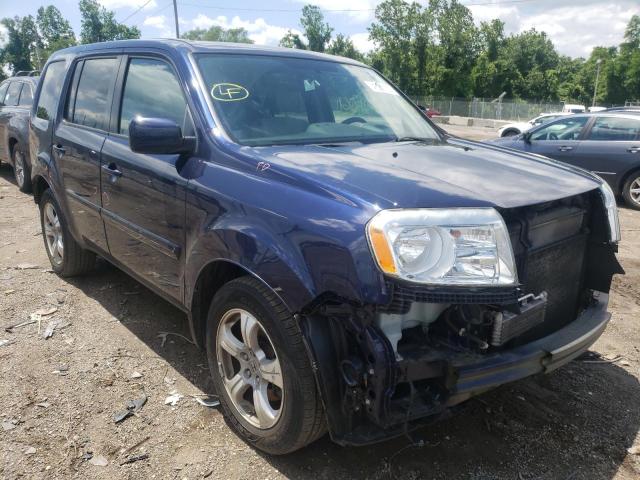HONDA PILOT EX 2013 with VIN 5FNYF4H4XDB032977 - Photo from auction
