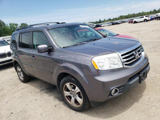 HONDA PILOT EXLN 2014 with VIN 5FNYF4H70EB020459 - Photo from auction