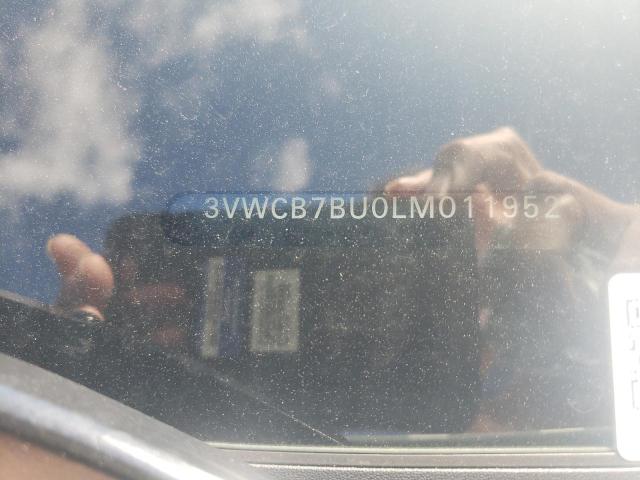 Photo 10 from auction – 2020 VOLKSWAGEN JETTA S with VIN 3VWCB7BU0LM011952