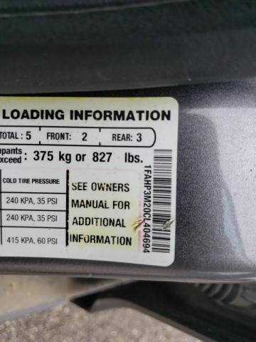 Photo 10 from auction – 2012 FORD FOCUS SEL with VIN 1FAHP3M20CL404694