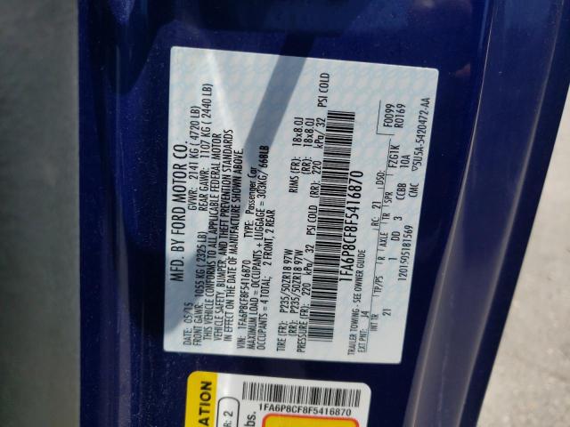 Photo 10 from auction – 2015 FORD MUSTANG GT with VIN 1FA6P8CF8F5416870