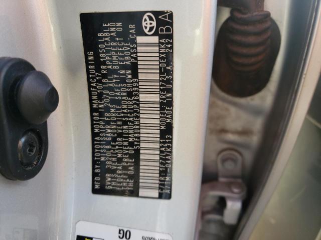 Photo 10 from auction – 2018 TOYOTA COROLLA L with VIN 5YFBURHE2JP763999