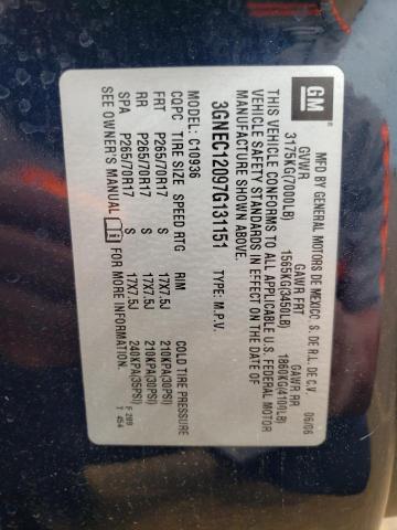 Photo 10 from auction – 2007 CHEVROLET AVALANCHE with VIN 3GNEC12097G131151