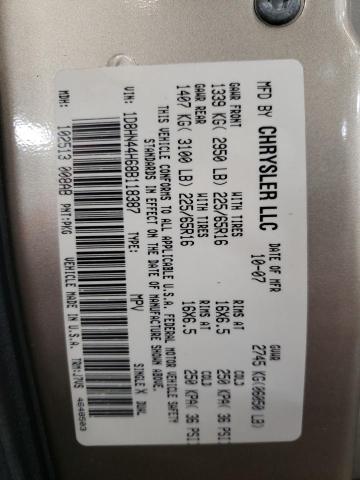 Photo 10 from auction – 2008 DODGE GRAND CARA with VIN 1D8HN44H68B118387