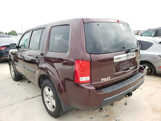Photo 3 from auction – 2011 HONDA PILOT LX with VIN 5FNYF3H28BB020185