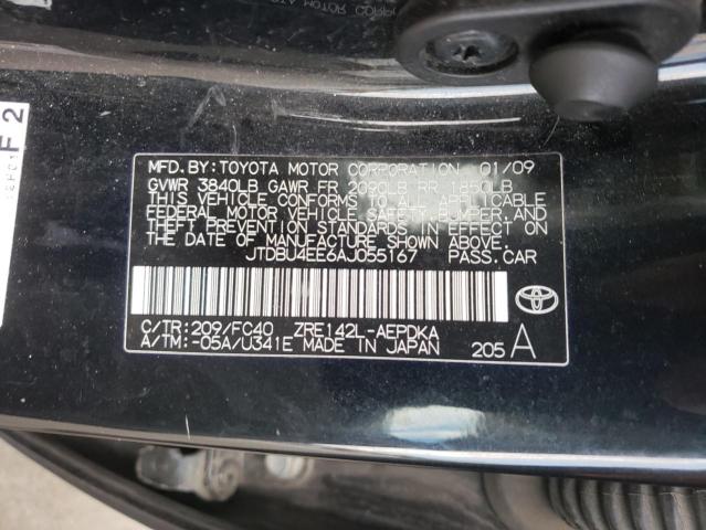 Photo 10 from auction – 2010 TOYOTA COROLLA with VIN JTDBU4EE6AJ055167