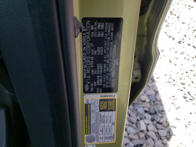 Photo 10 from auction – 2013 KIA SOUL with VIN KNDJT2A53D7620954