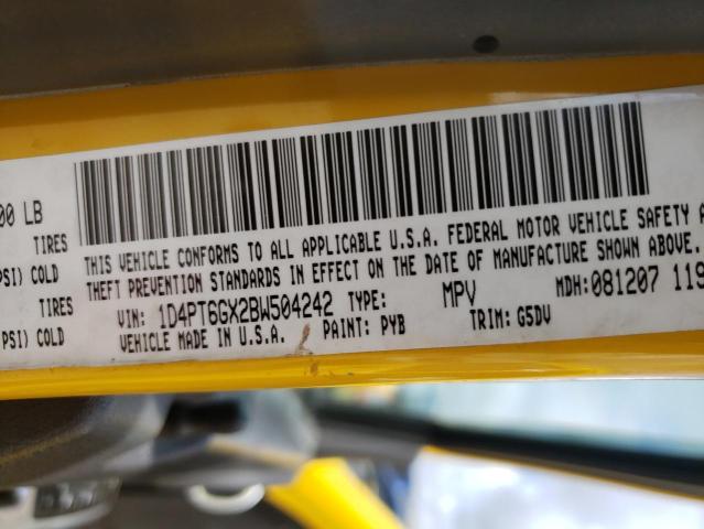 Photo 10 from auction – 2011 DODGE NITRO DETO with VIN 1D4PT6GX2BW504242