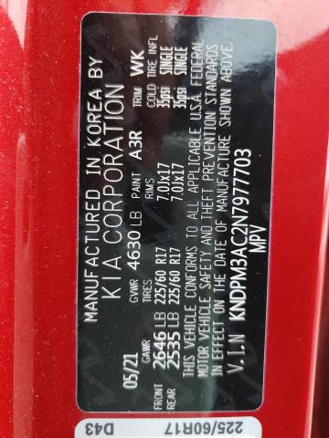 Photo 10 from auction – 2022 KIA SPORTAGE L with VIN KNDPM3AC2N7977703