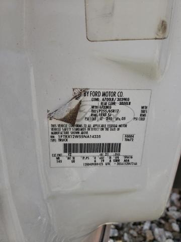 Photo 10 from auction – 2005 FORD F150 with VIN 1FTRX12W55NA14335