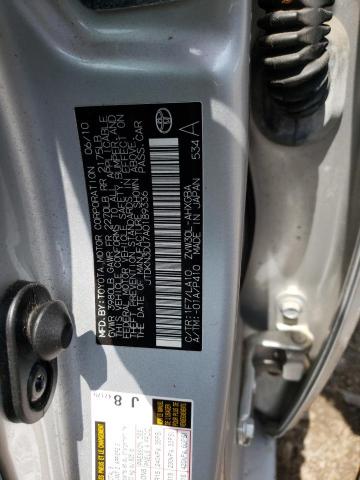 Photo 10 from auction – 2010 TOYOTA PRIUS with VIN JTDKN3DU7A0189336