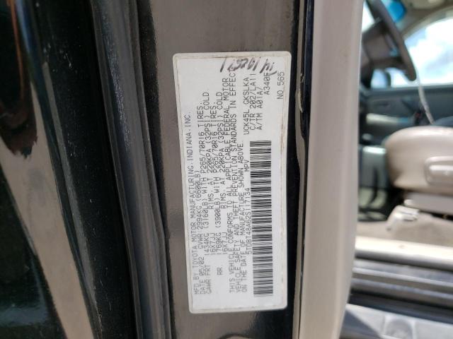 Photo 10 from auction – 2002 TOYOTA SEQUOIA LI with VIN 5TDBT48A62S117134