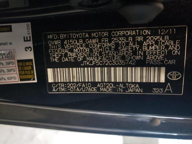 Photo 10 from auction – 2012 SCION TC with VIN JTKJF5C72C3035742