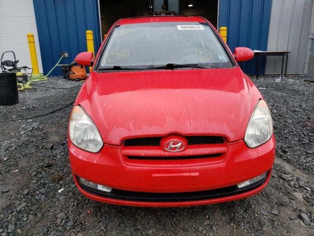 Photo 9 from auction – 2008 HYUNDAI ACCENT BAS with VIN KMHCN35C58U095609