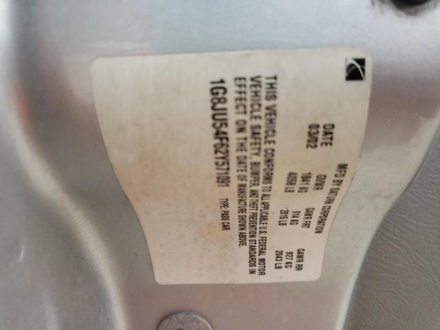 Photo 10 from auction – 2002 SATURN L200 with VIN 1G8JU54F62Y571091
