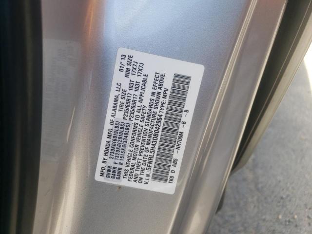 Photo 10 from auction – 2013 HONDA ODYSSEY EX with VIN 5FNRL5H43DB042964
