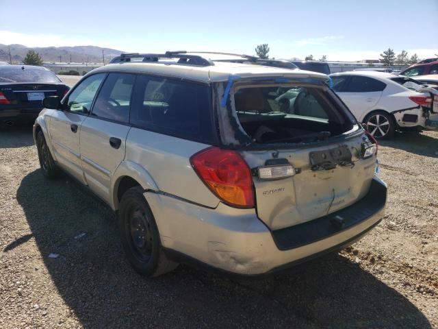 Photo 3 from auction – 2006 SUBARU LEGACY OUT with VIN 4S4BP61C967342641