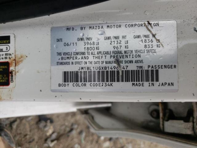 Photo 10 from auction – 2011 MAZDA 3 I with VIN JM1BL1UGXB1496547