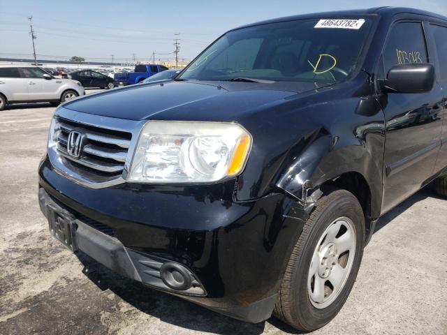 Photo 9 from auction – 2013 HONDA PILOT LX with VIN 5FNYF3H24DB040596