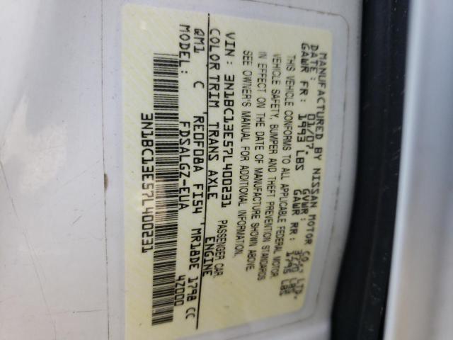 Photo 10 from auction – 2007 NISSAN VERSA S with VIN 3N1BC13E57L400231