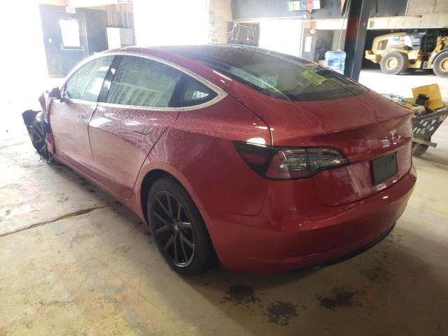 Photo 3 from auction – 2020 TESLA MODEL 3 with VIN 5YJ3E1EB7LF719962