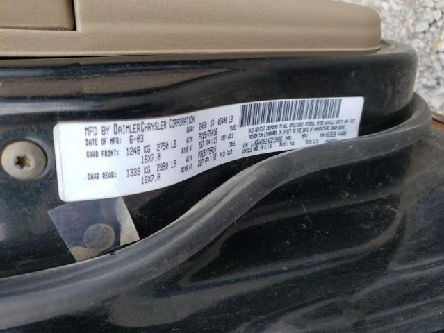 Photo 10 from auction – 2004 JEEP GRAND CHER with VIN 1J4GW48S14C215086