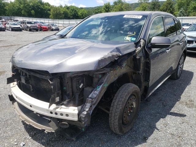 Photo 2 from auction – 2017 ACURA MDX TECHNO with VIN 5FRYD4H54HB001985